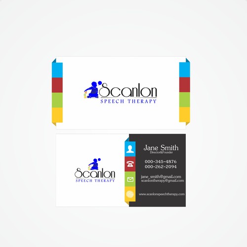 Create a fun, playful, confident,  and professional logo for my speech therapy business. Get creative!! Design by DesignsByYryna™