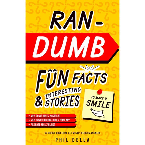 Ran-Dumb Fun Facts Book Cover Design by Syarif HC