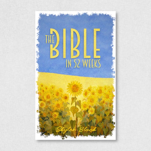 Painterly Book Cover for Yearlong Women's Bible Study Design by WendyNDesign