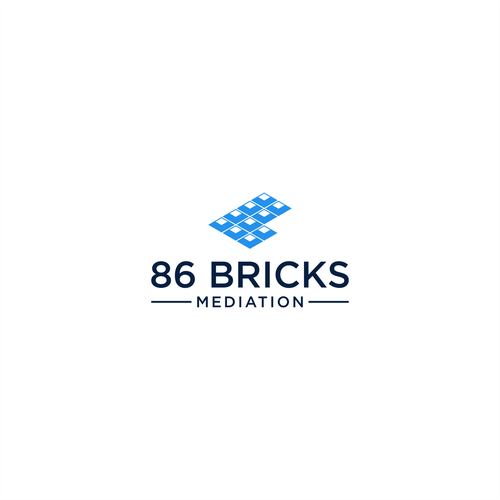 Lego-style bricks logo for Mediation and Coaching Business Design réalisé par GregElmo