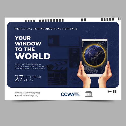 Poster Design for a worldwide audiovisual event Design by BatangKalye