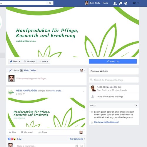 Facebook cover contest entry by deinfo™