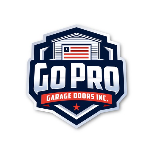 Go Pro Garage Doors Inc Reband Design by Fortunic™