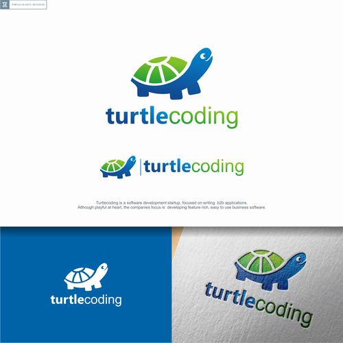 Turtle logo for an software development startup Logo design contest
