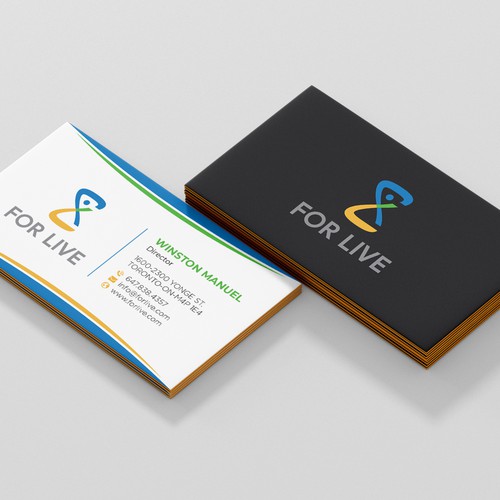 Design a suitable business card for 'For Life' Design by Birendra Chandra Das