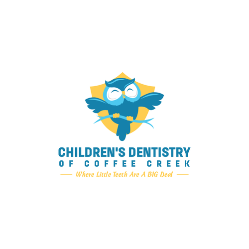 Pediatric Dental office needing a fun, playful, yet sophisticated logo design Design by aqiio.dsgn