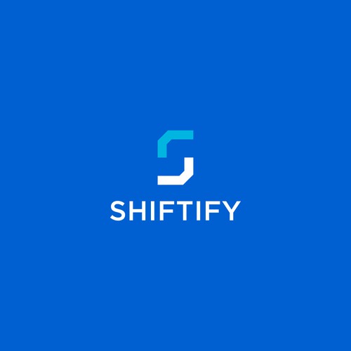 Minimalist and modern logo design for modern work shift management application Design by OGK design.