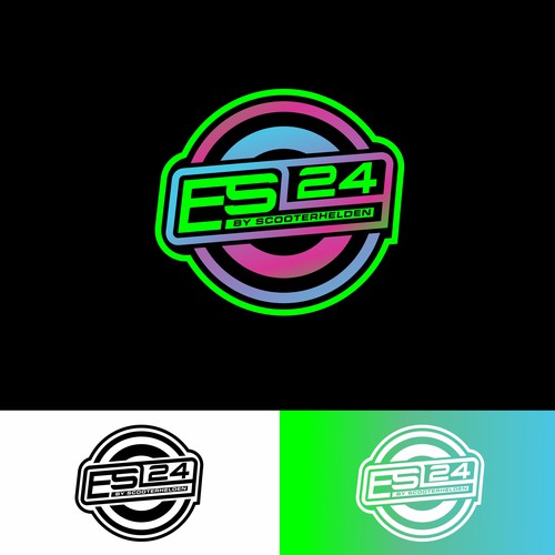 E-Scooter24 sucht DICH! Designe unser Logo! Round Logo Design! Réalisé par F A D H I L A™