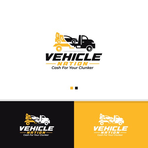 Vehicle Nation Seeks Logo For Junk Car Business. Design by StudioJack