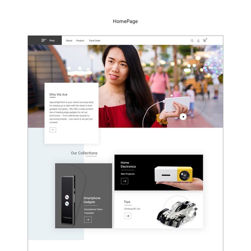 Web page design contest entry by Adventix