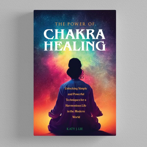 🔥🔥-=  UNIQUE CHAKRA HEALING KDP Ebook Cover =- 🔥🔥 Design by CUPEDIUM