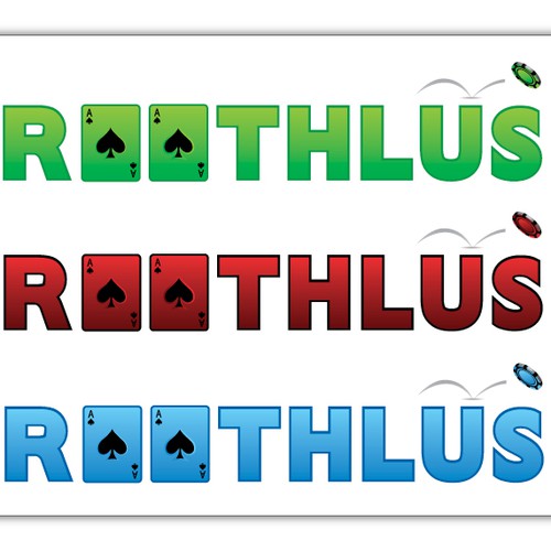 Logo for World-Class Online Poker Player Adam "Roothlus" Levy Design von BW Designs