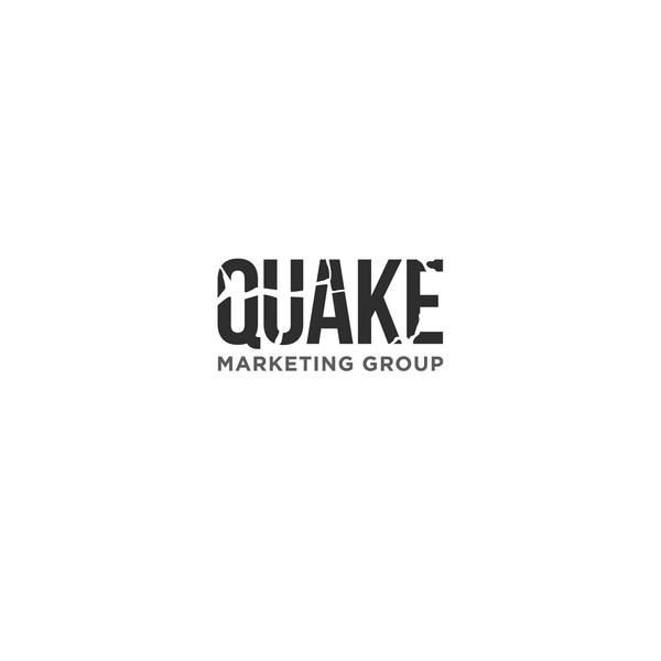 Design by bigblue titled "logo for Quake Marketing Group"