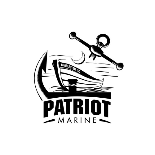 New marine repair company needs a modern classic logo. Design by reza b