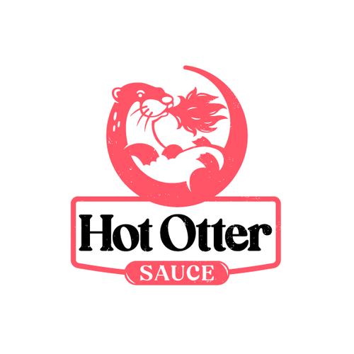 Design a Hot Sauce logo with an Otter Design by Ben Deltorov