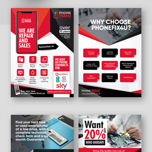 Leaflet for a Tech company Design by SUBHADIP BISWAS
