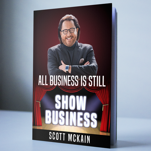 "ALL Business is STILL Show Business!" book cover -- to show the world! Design by ASEMJOWO