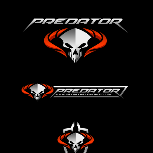 Aggressive Logo Design for an Motorcycle Exhaust (Predator) Design by kil_pixel