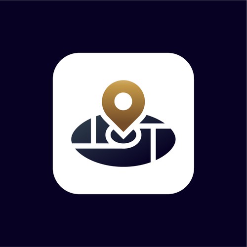 Modern iOS app - pressed penny locator app designed for coin collectors Design by V N Y X