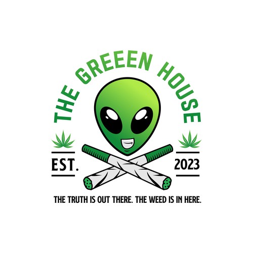 Alien and Crossing Joints Logo Design by X-DNA