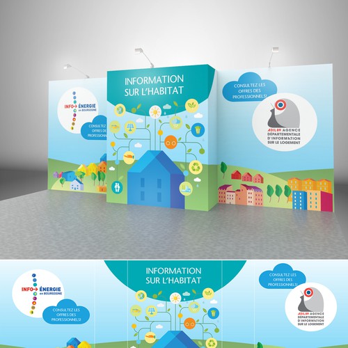 Trade Show Booth Design for non-profit organization Design by trogled