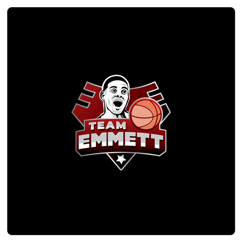 Basketball Logo for Team Emmett - Your Winning Logo Featured on Major Sports Network Réalisé par Sam.D