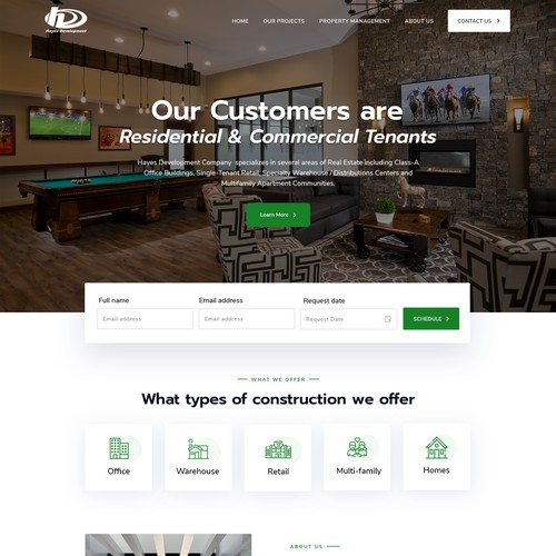 **Upgrade** existing website.  Tons of High Res existing imagery! Design by FuturisticBug