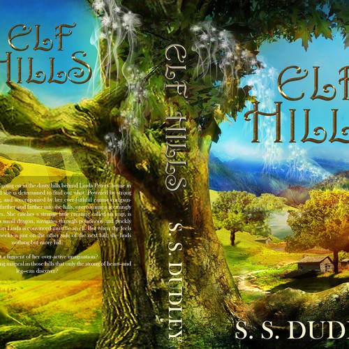 Book cover for children's fantasy novel based in the CA countryside Design by Ddialethe