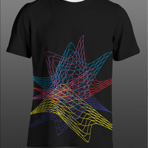 Line Graph T-Shirt Design by lelaart