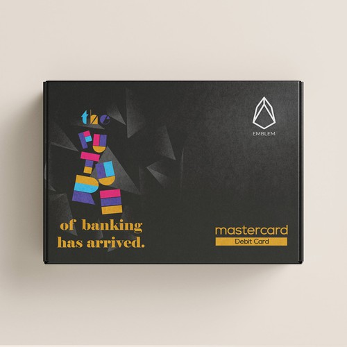 Mailer box for a neobank debit card Design by initialB