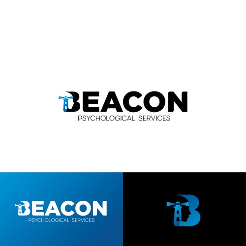 Logo for psychologist private practice providing therapy. Serious but hopeful. Design by Poppies Lane Memory