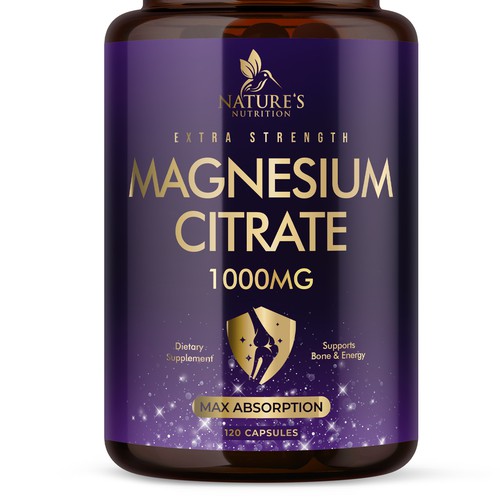 Premium Magnesium Citrate Design needed for Nature's Nutrition Design by UnderTheSea™