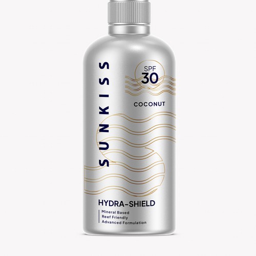 Luxury Sunscreen Label Design by Lady Goga