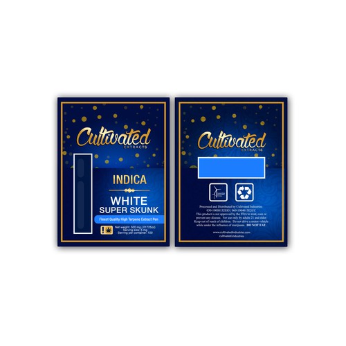 Simple package for vape pen Design by Auralia Graphics