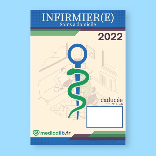 Caducée Infirmière à domicile 2024 - La Boutique Des Infirmières