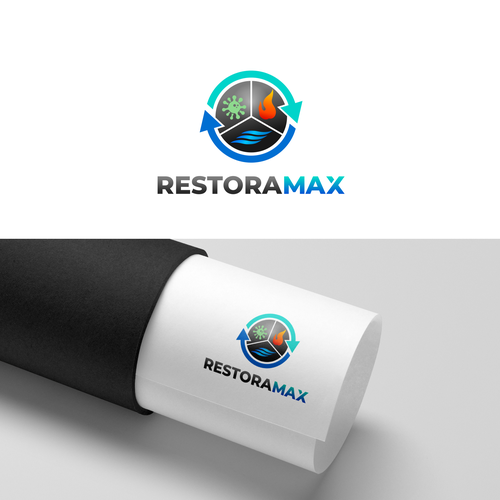 Restoration Company Branding. Design by zafranqamraa