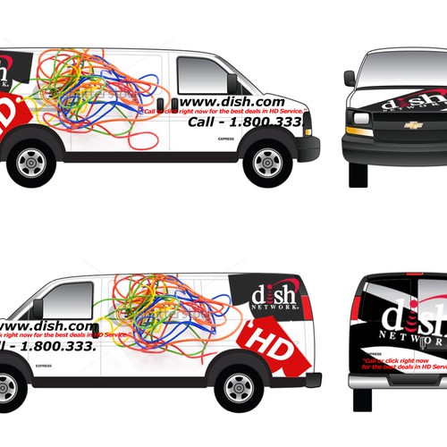 V&S 002 ~ REDESIGN THE DISH NETWORK INSTALLATION FLEET Design réalisé par ArtDsg