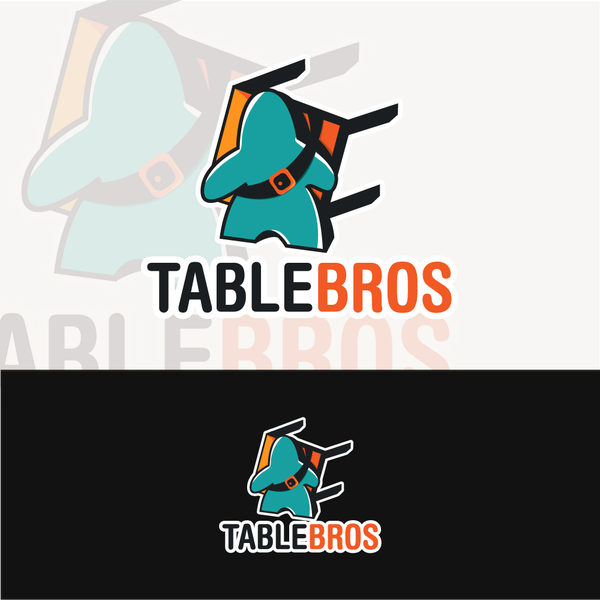 Boardgame meeple logo mascotte