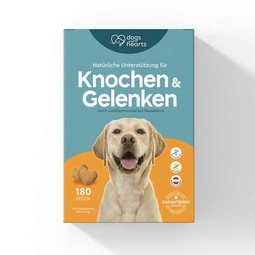 German dog food company needs a remarkable Box-Design for 1st Product (Healthy Snack) Design by Nubia Design