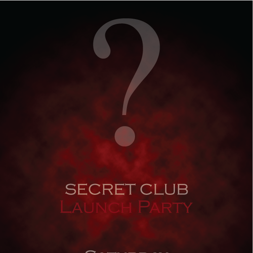 Exclusive Secret VIP Launch Party Poster/Flyer Réalisé par Ice-boy™