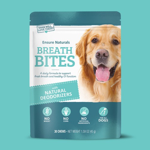 Design a Dog Chew Package for Our New Dog Brand! Diseño de tomdesign.org