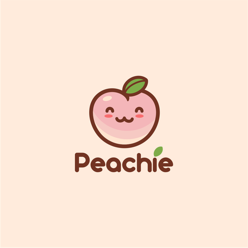 Design a Cute Kawaii New Logo for 'Peachie'! Logo design contest