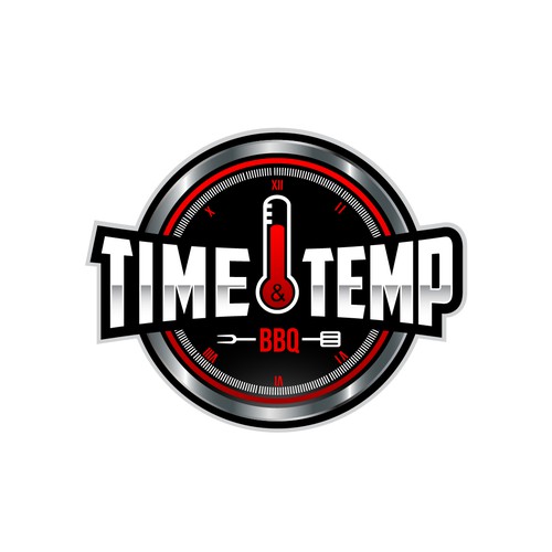 BBQ catering business idea, I need a nice logo to start the fire! Design by [ Gin ]