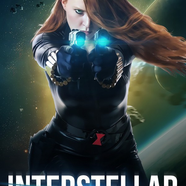 Design by sugarskullbaby ☠ titled "Book cover for Sci-Fi novel Home: Interstellar"