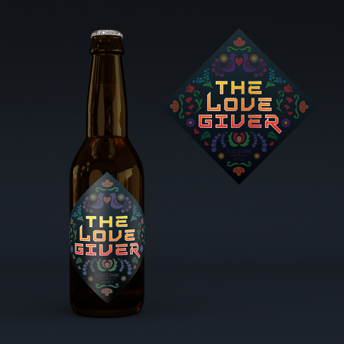 Beer **bottle** label Design by Han van Oss