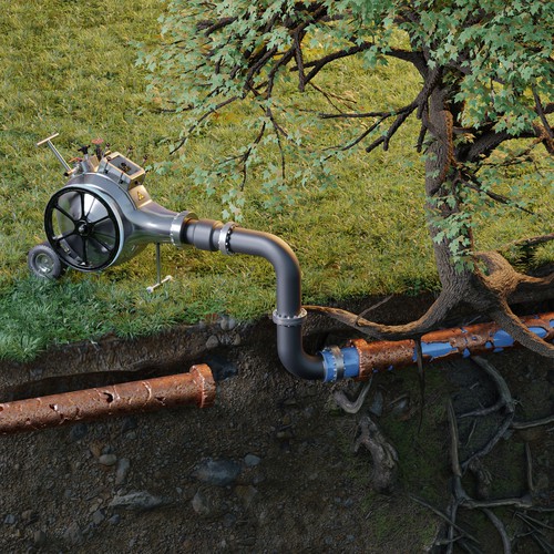 Pipe reline graphic Design by MaisonHueco™