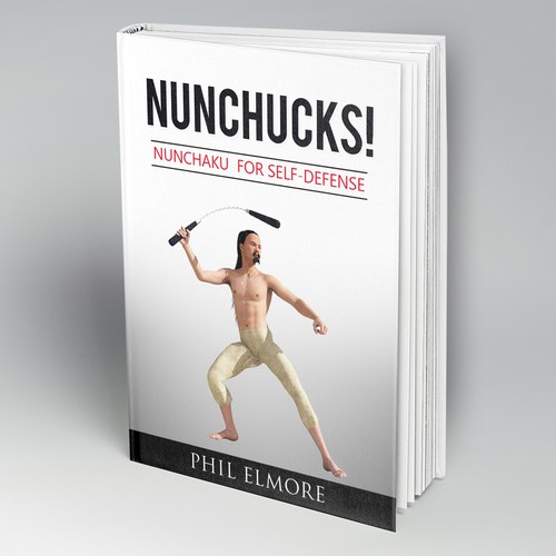 Create a JPG cover for my Kindle ebook, "Nunchucks! Nunchaku for Self