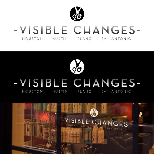 Create a new logo for Visible Changes Hair Salons Réalisé par toycamera