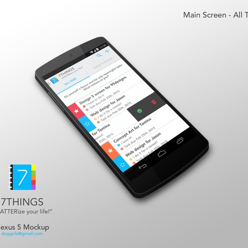 Design for Task-Management-App Design by doggolz