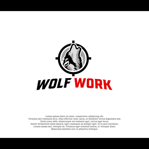 WOLF WORK ,or  WW   its a tactical brand military Design réalisé par emardesigns